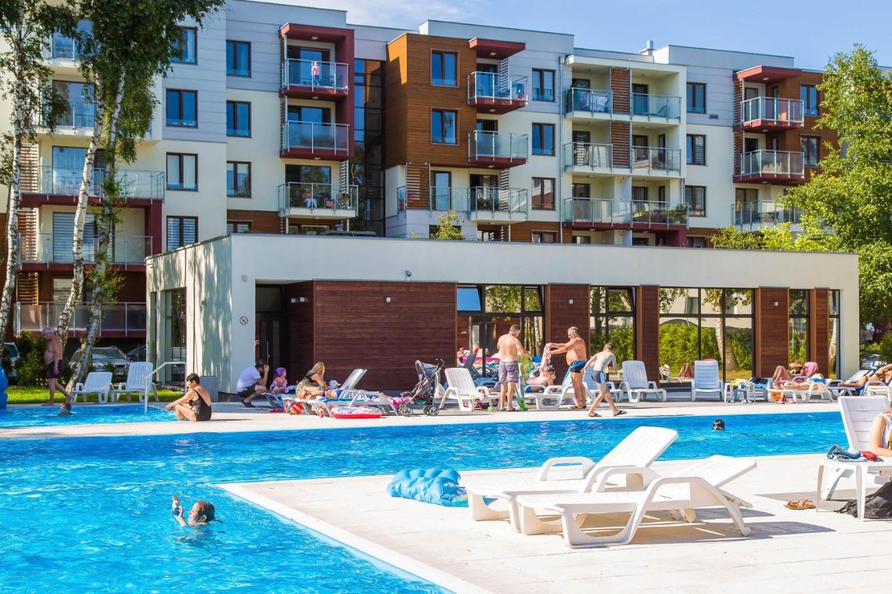 Apartament Pomaranczowy Z Basenem,Sauna-Blisko Morza. Kołobrzeg Kültér fotó